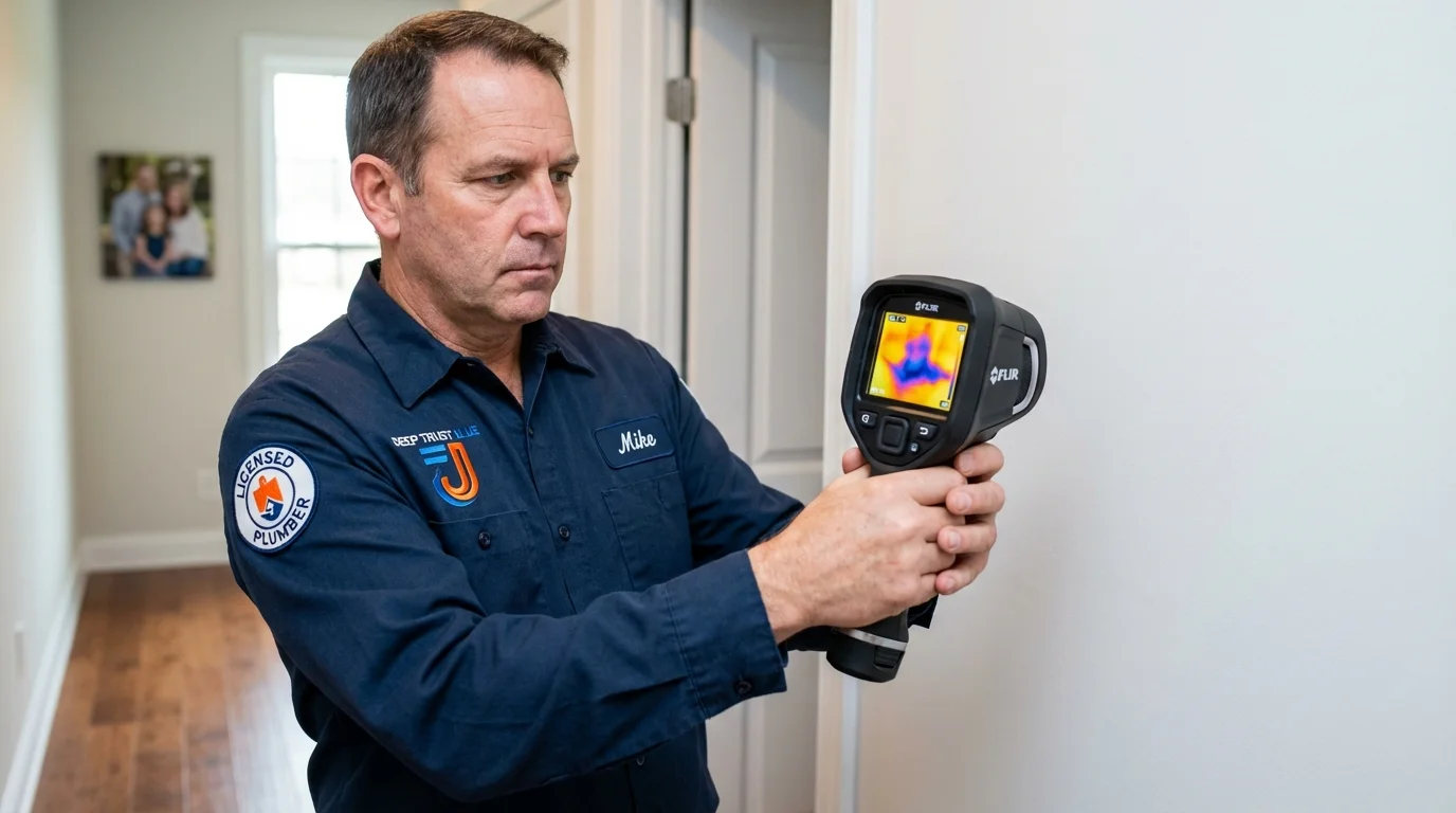 Thermal imaging leak detection by Johns Plumbing LLC in Alsip